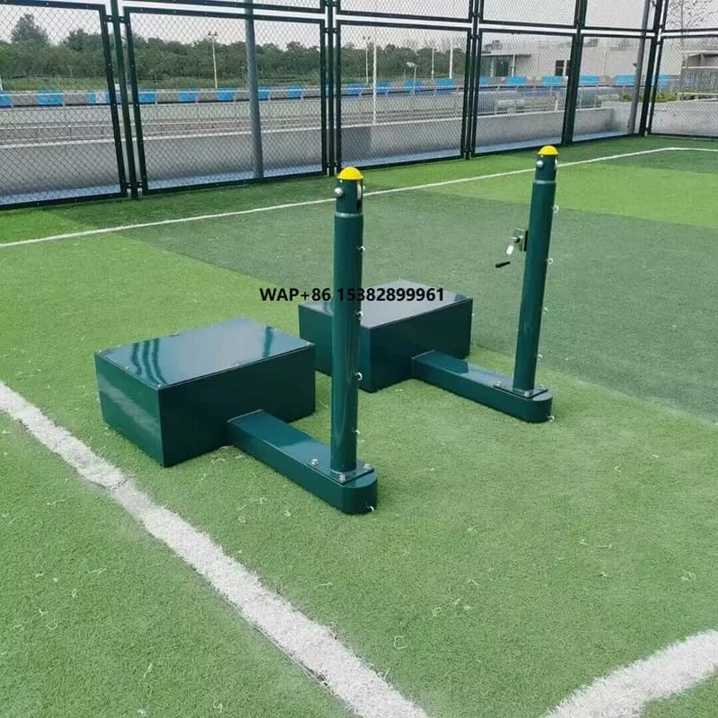 Attrezzature Sportive di Alta Qualità: Pali Portatili per Pallavolo, Badminton e Tennis in Alluminio in Vendita