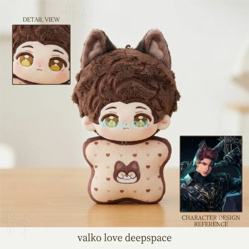 Love And Deepspace Valko 10cm Cotton Doll Bean Bag Body Game Character Plush For Comic Con Halloween Decor Trendy Cosplay Party