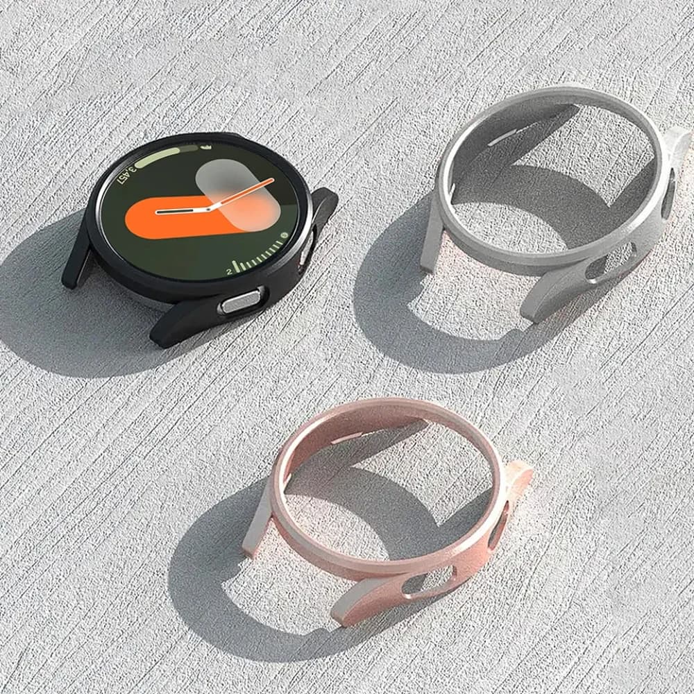 Custodia per Samsung Galaxy Watch 7 FE 40mm 44mm accessori cornice per PC custodia protettiva rigida per paraurti Galaxy Watch 7 smart watch