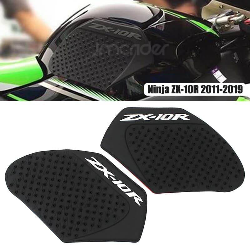 ZX10R Carburettor Relief Late For KAWASAKI NINJA ZX-10R 2011-2019 Motorcycle Accessories Reliefs of Carro Armed Protection Stickers Ginocchio Grip Pad