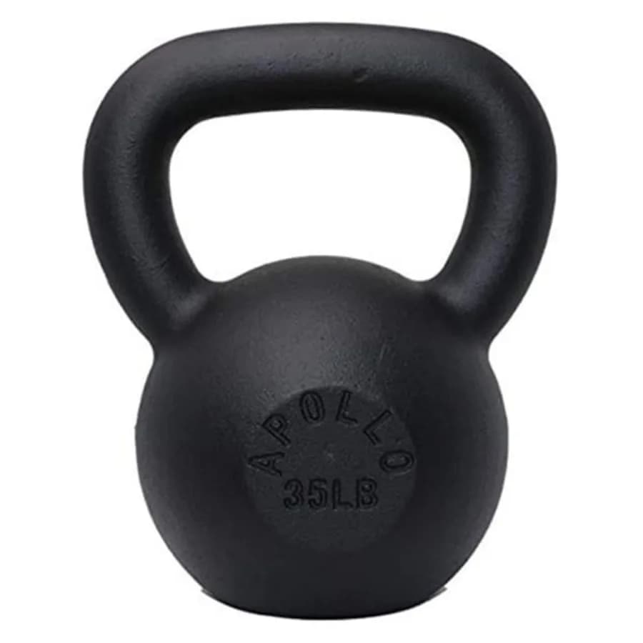 Kettlebells in solid cast iron 35 pounds, ideal for strength training, build muscles