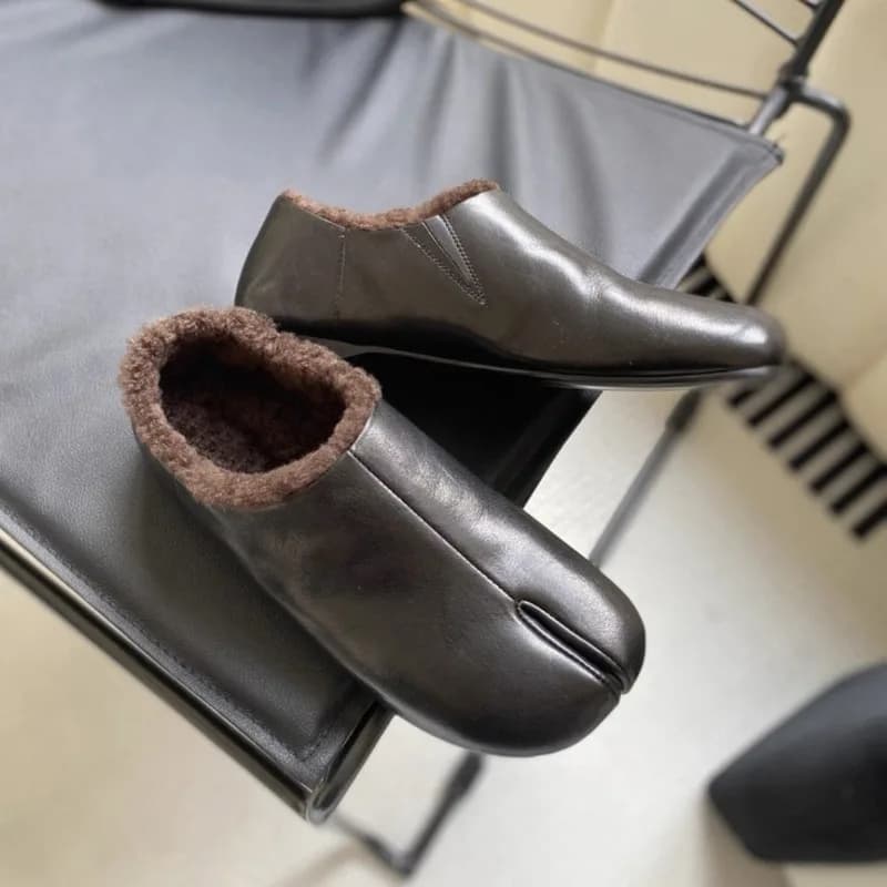 Nuove Scarpe Invernali da Donna, Mocassini in Morbida Pelle, Caldi e Casual, Design Elegante, Zapatos De Mujer