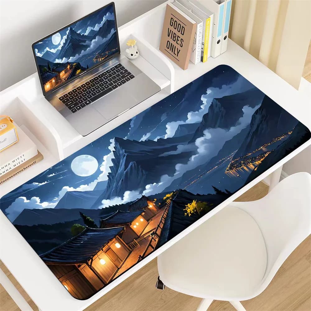 Tappetino per mouse Scenic extra-large, tappetino per tastiera unisex, poggiapolsi per laptop e ufficio domestico, tappetino personalizzato per scrivania del computer