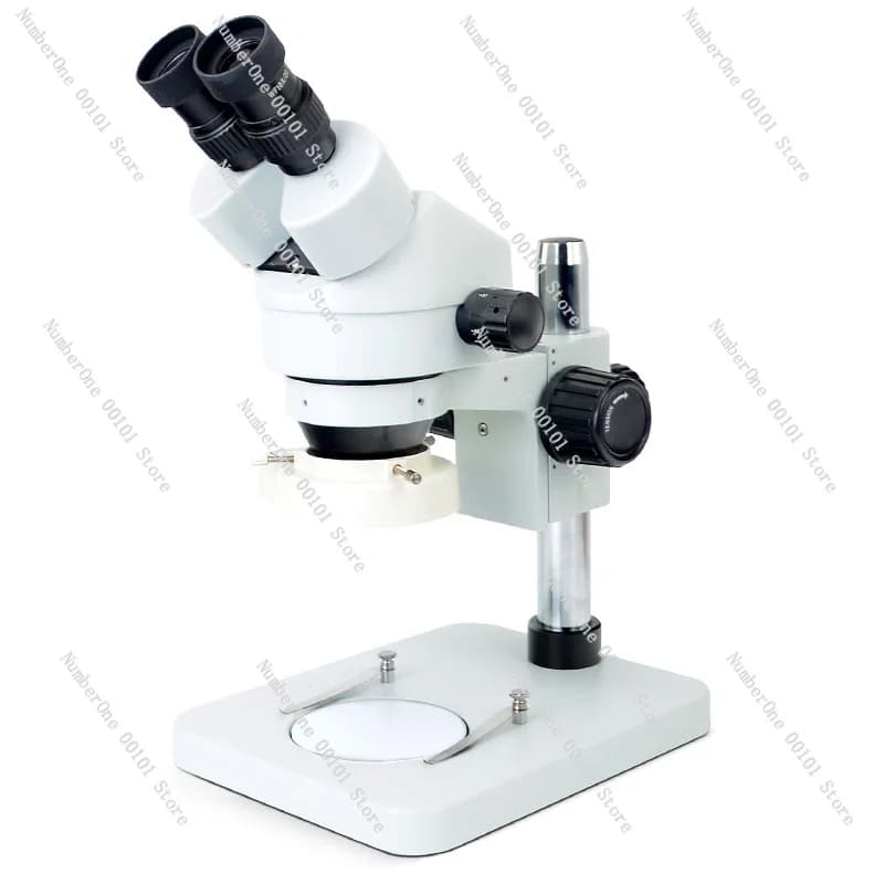 Microscopio Binoculare HD 7-45x per Riparazione Mobile, Identificazione Diamanti, Ispezione Stampi, Stereo CCD a 3 Oculari