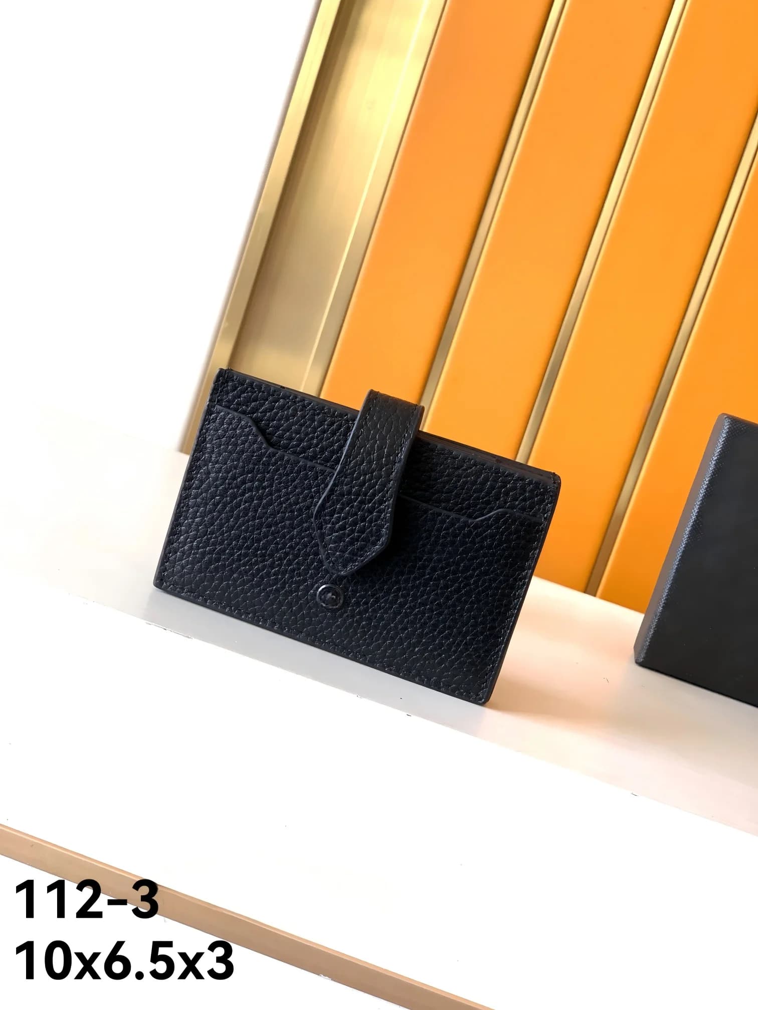 Porta carte sottile in vera pelle, custodia minimalista con protezione RFID per biglietti da visita
