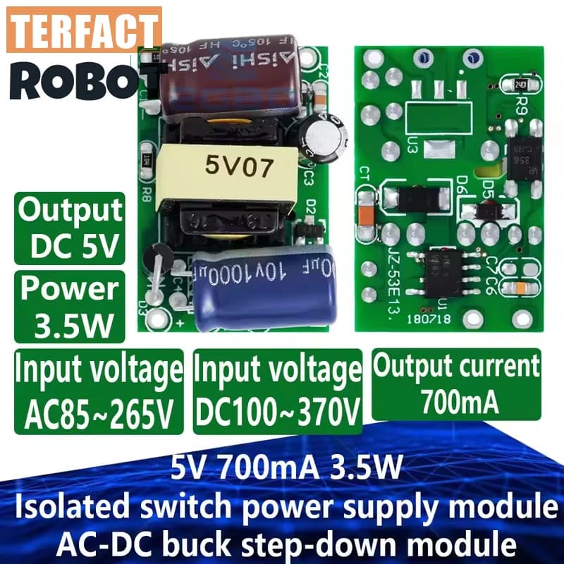 1~10PCS 5V 700mA (3.5W) isolated switch power supply module for Arduino AC-DC buck step-down module 220V turn 5V EGBO