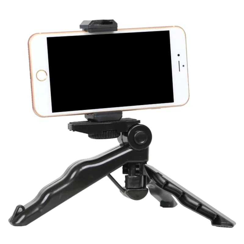 Support for folding table tripod grip with 1/4" screw for Action cam smartphone compact DSLR cameras for Insta360/DJI