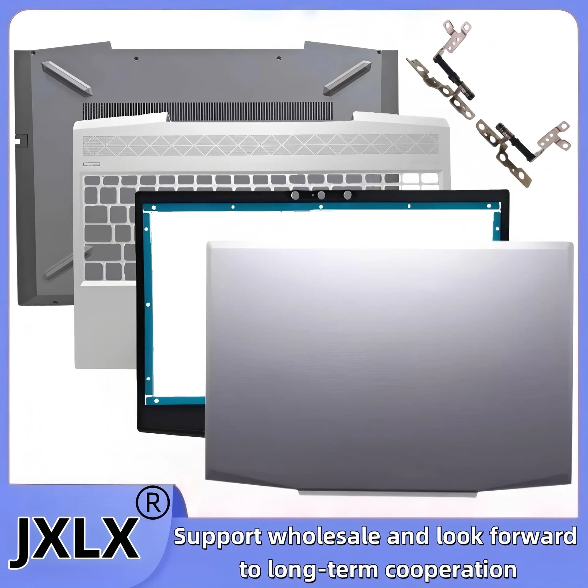 JXLX ® Nuovo per HP ZBook 15v G5 ZHAN 99 G1 TPN-C134 LCD del computer portatile Della Copertura Posteriore Top Case/Lunetta Anteriore Copertura/Copertura Base Inferiore/Cerniera
