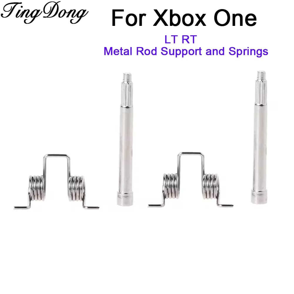 6/20/50 Pezzi Pulsanti Trigger LT RT con Supporto in Metallo e Molle per Controller XBOX One, Parti di Ricambio