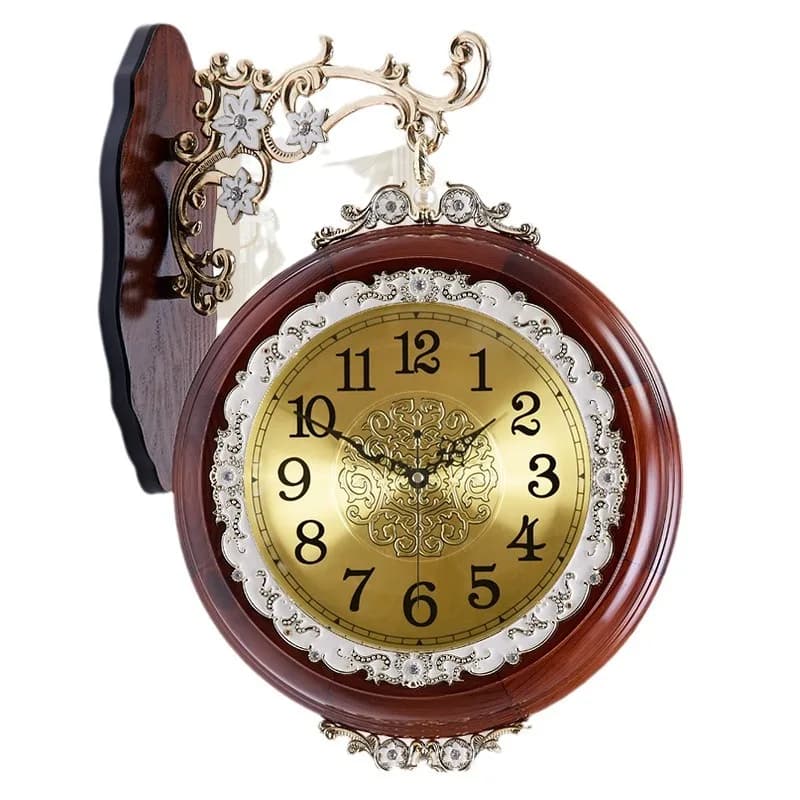Creative and fashionable European simple pastoral quartz watch for large living room