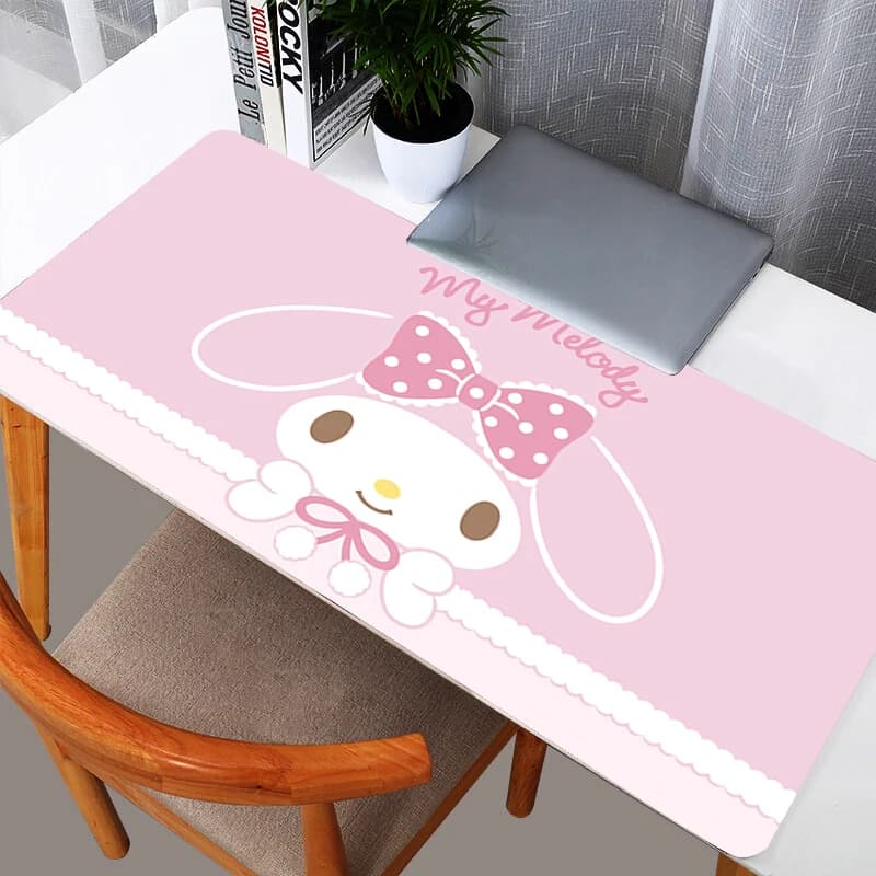 Tappetino per mouse My Melody Gaming Large Dywan, resistente, per tastiera da gioco, tappetino da scrivania, tappeto da tavolo, mousepad XXL 900x400 per computer