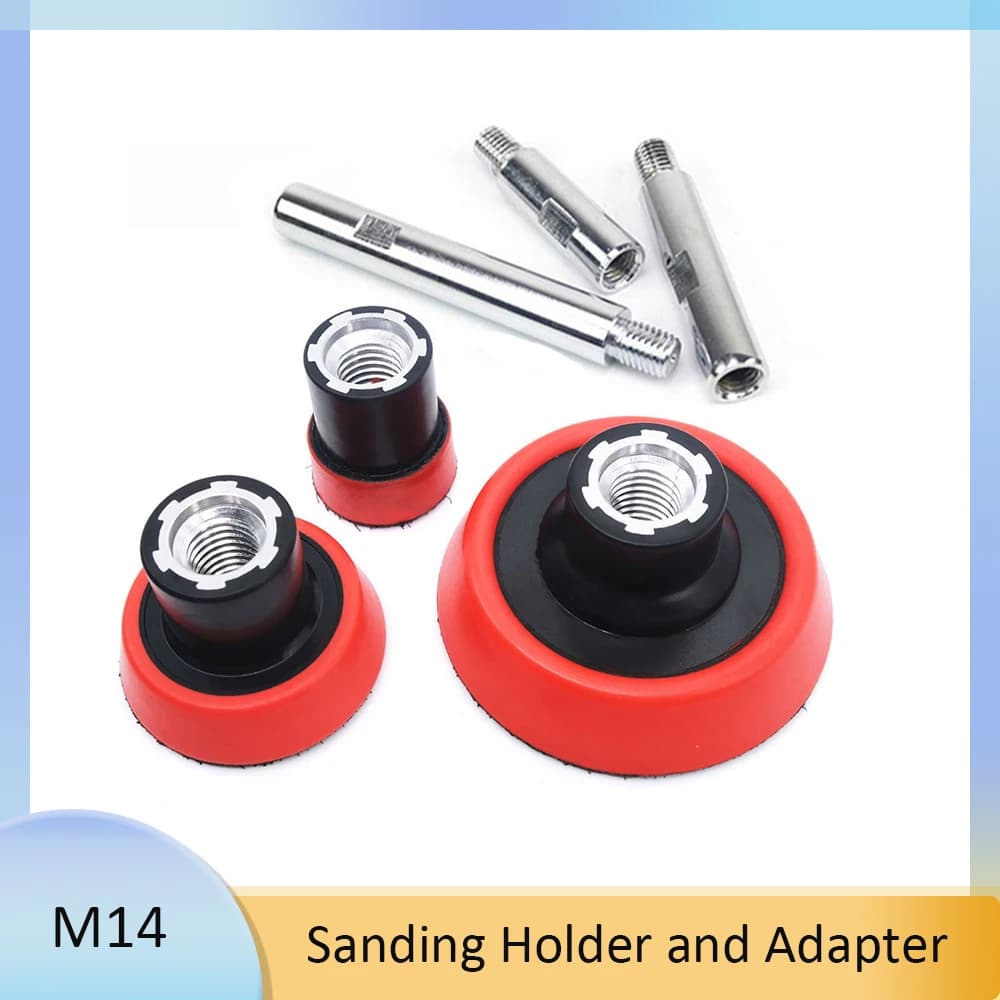 1/2/3 Pollici Piastra di Supporto Pad Levigatura Lucidatura Pad Supporto Atapter Per La Lavaggio Auto Cura Spugna Pad Backer disco M14 5/8-11 Filo