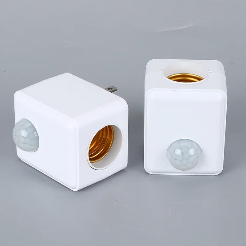 Portalampada con sensore a infrarossi per il corpo umano con presa a parete a LED, portalampada con interruttore di ritardo intelligente, portalampada per corridoio dell'hotel