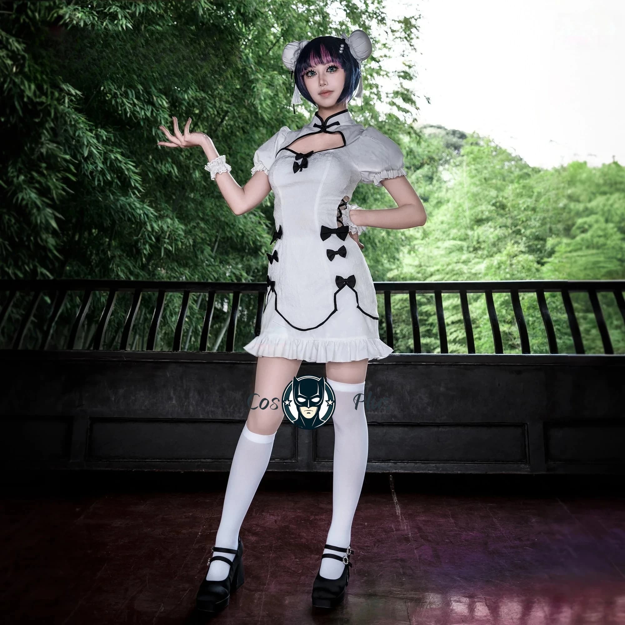 Newly Panty Stocking Cosplay Costume Halloween Christmas Cosplay Costume Women Dress S-XL Cute Dress cheongsam