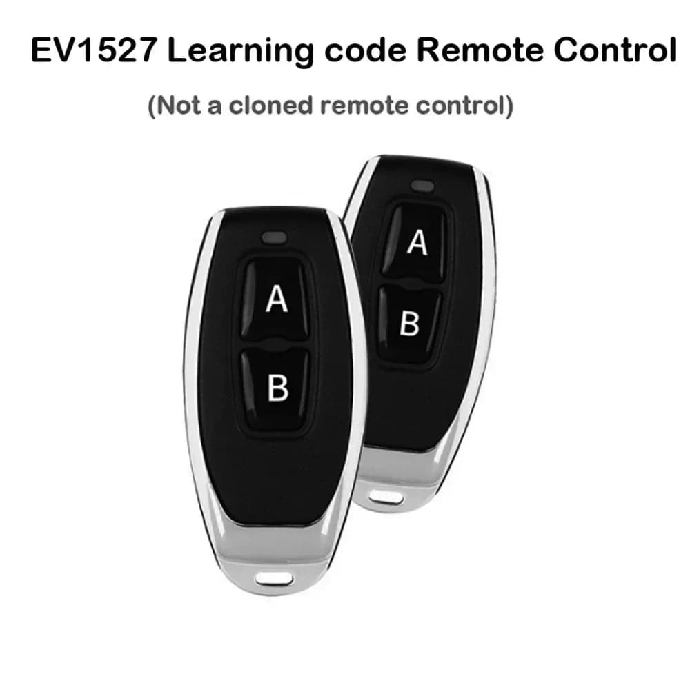 433 MHz RF Pulsante di Controllo Remoto Codice di Apprendimento EV1527 Trasmettitore Casa Intelligente Per La Luce A Led Cancello di Auto Porta Del Garage Chiave di Allarme