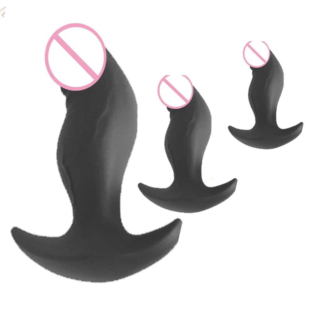Dildo Anale in Silicone, Plug Anale, Palline Anali, Massaggiatore Prostatico, Stimolatore Punto G, Masturbatori, Giocattoli Sessuali per Adulti per Uomini e Donne