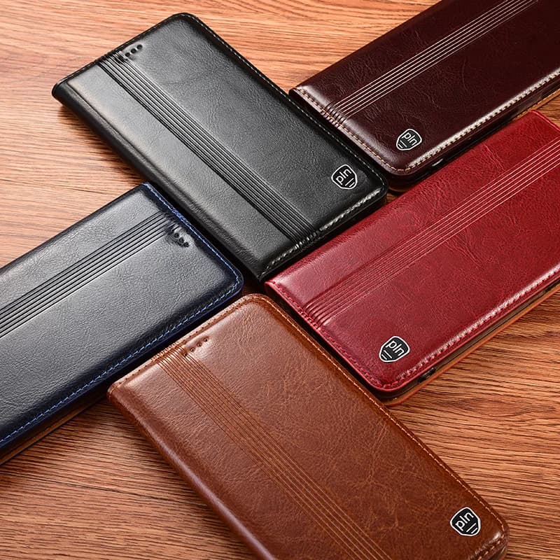 Retro Genuine Leather Phone Case For Huawei Mate 70 60 50 50E Pro Plus RS Ultimate Magnetic Flip Cover Wallet Cases