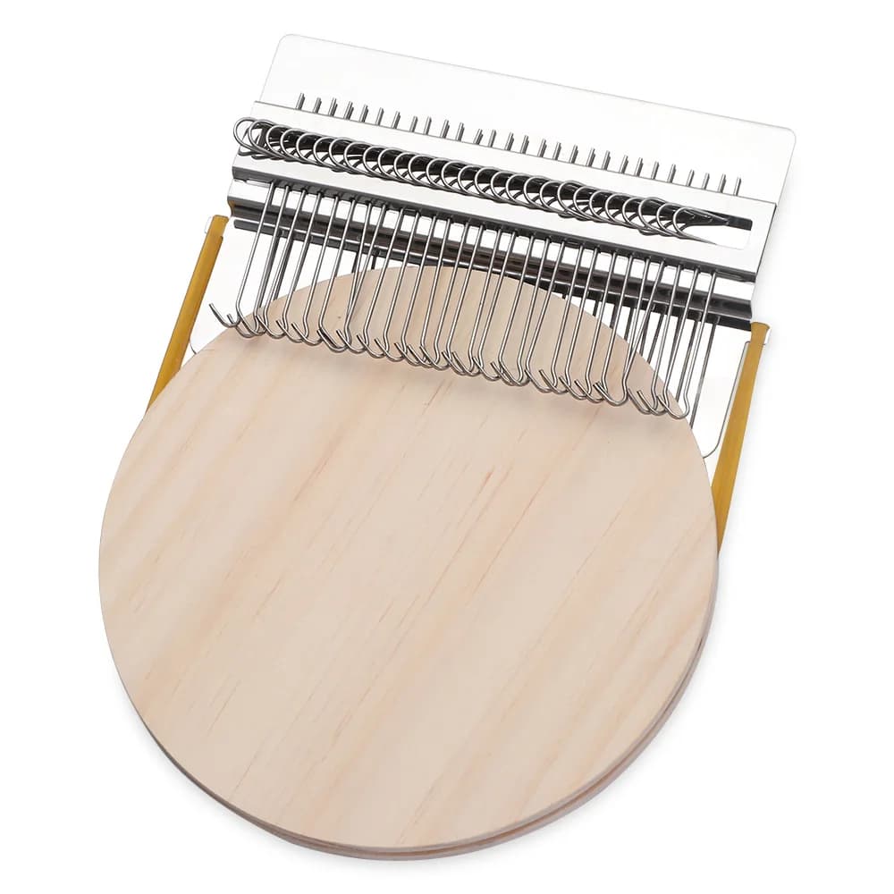 Jeans Clothes Wooden Makes Beautiful Stitching Fun Mending Loom Speedweve Type Weave Tool Small Loom Darning Machine Loom
