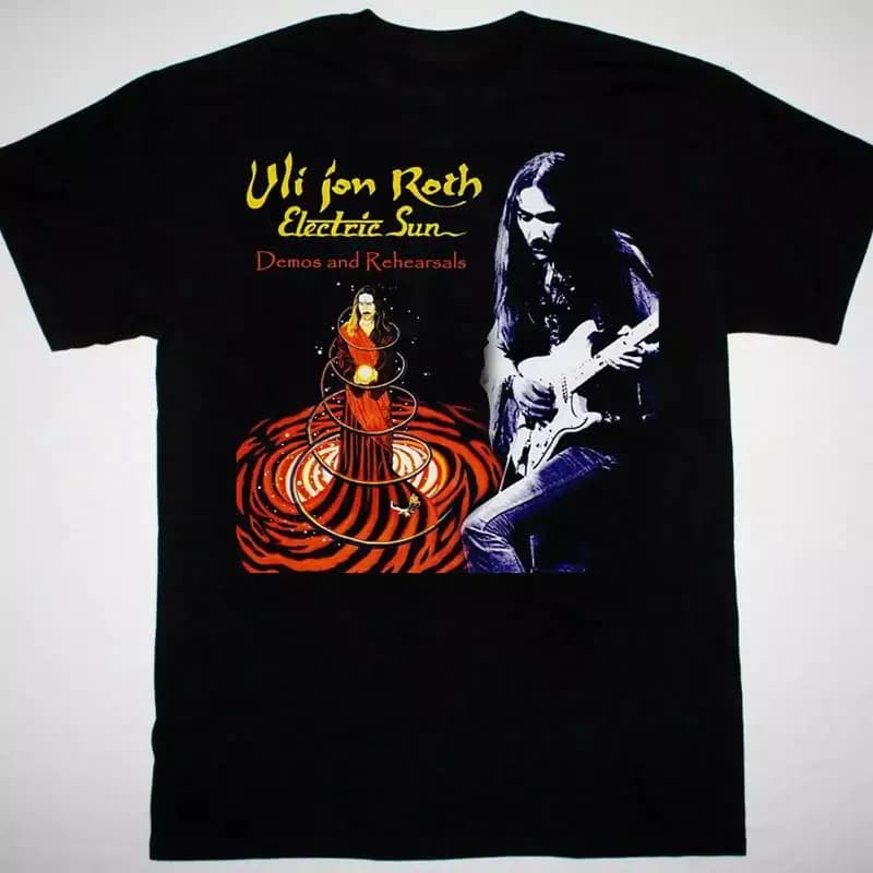 Uli Jon Roth Electric Sun T shirt Black All Sizes S 5XL