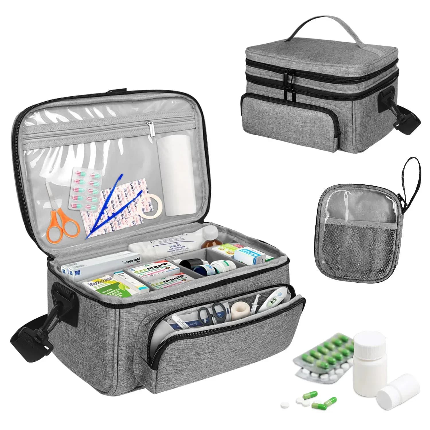 Outdoor Multi-functional First Aid Bag Home Emergency Bag Multi-purpose Emergency First Aid Kit Portable Medical Bag