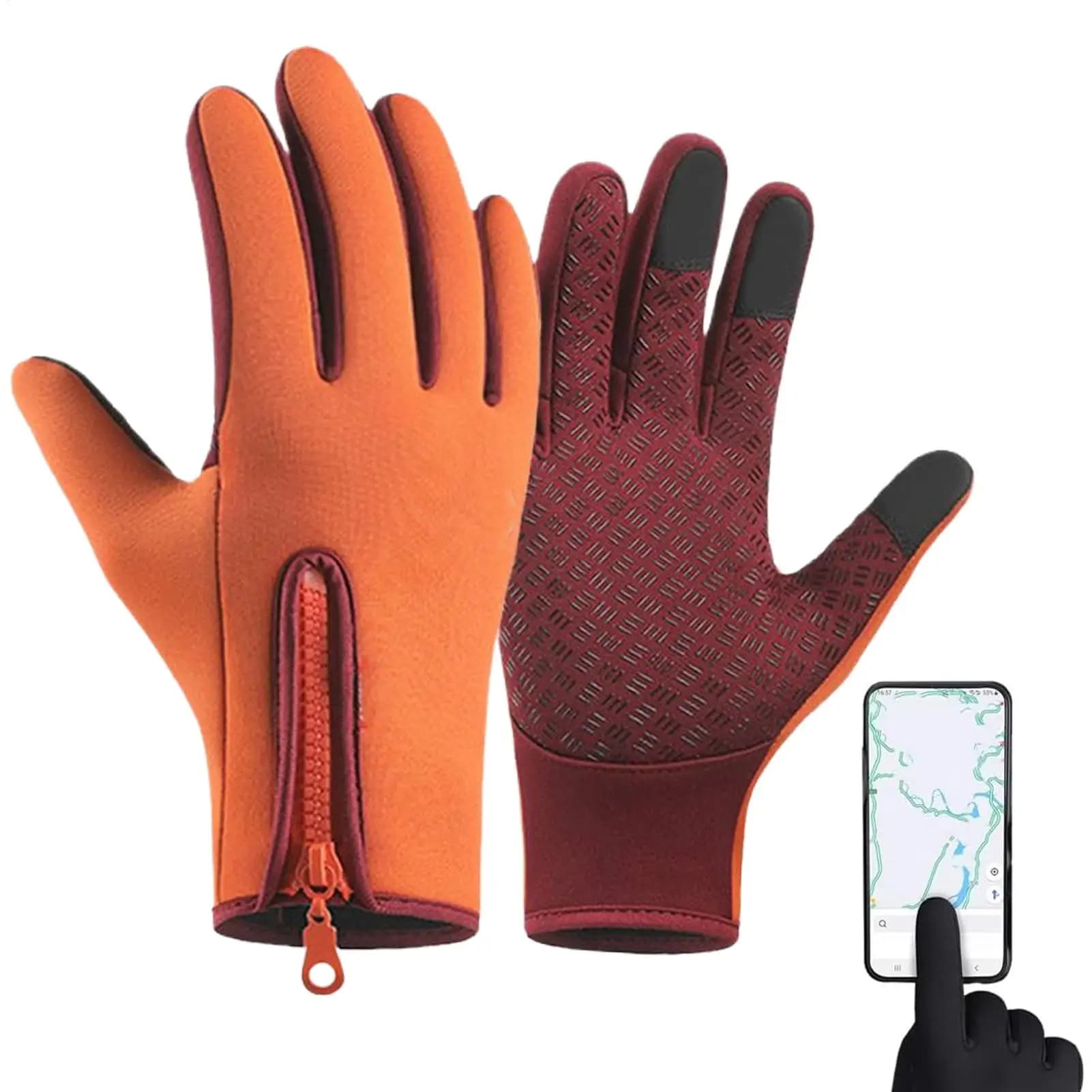 Cycling Gloves Touchscreen Hot Gloves Winter Ski Windproof Sports Gloves Snowboard Fishing Gymnastics Running Hiking