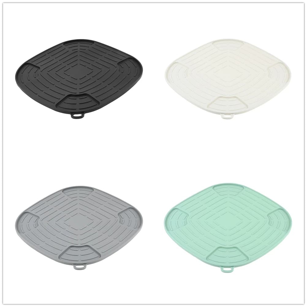 2 pieces of air-cooling silicone mats, resistant to high temperatures, for Ninja Crispi FN101GY/FN101ST/FN101SG, non-slip.
