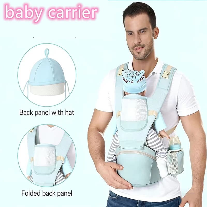 Baby Carrier Waist Stool Walkers Backpack Hipseat Belt Kids Hold Waist Belt Multi-functional Adjustable Infant Seat Baby Sling