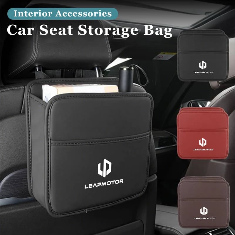 Borsa portaoggetti per schienale seggiolino auto Borsa organizer appesa Organizzatore multifunzionale per sedile posteriore per Leapmotor T03 S01 C11 C01 C10 Leap Moto