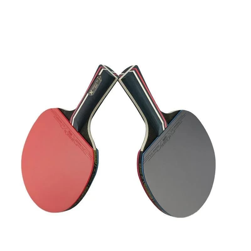 HuIESon Ufficiale 3/5 Stelle Ping Pong Paddle Racchetta da ping pong Professione Formazione Carbonio Ping Pong Bat Racchetta