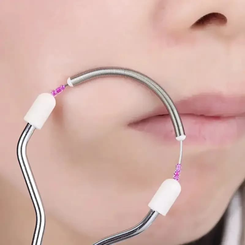 Spiumatore per peli del viso Spiumatore per capelli Bellezza Asciugamano per il viso Capelli per labbra Viso Bellezza Spiumatore per capelli Barba Capelli facciali Gamba Spiumatore per capelli.