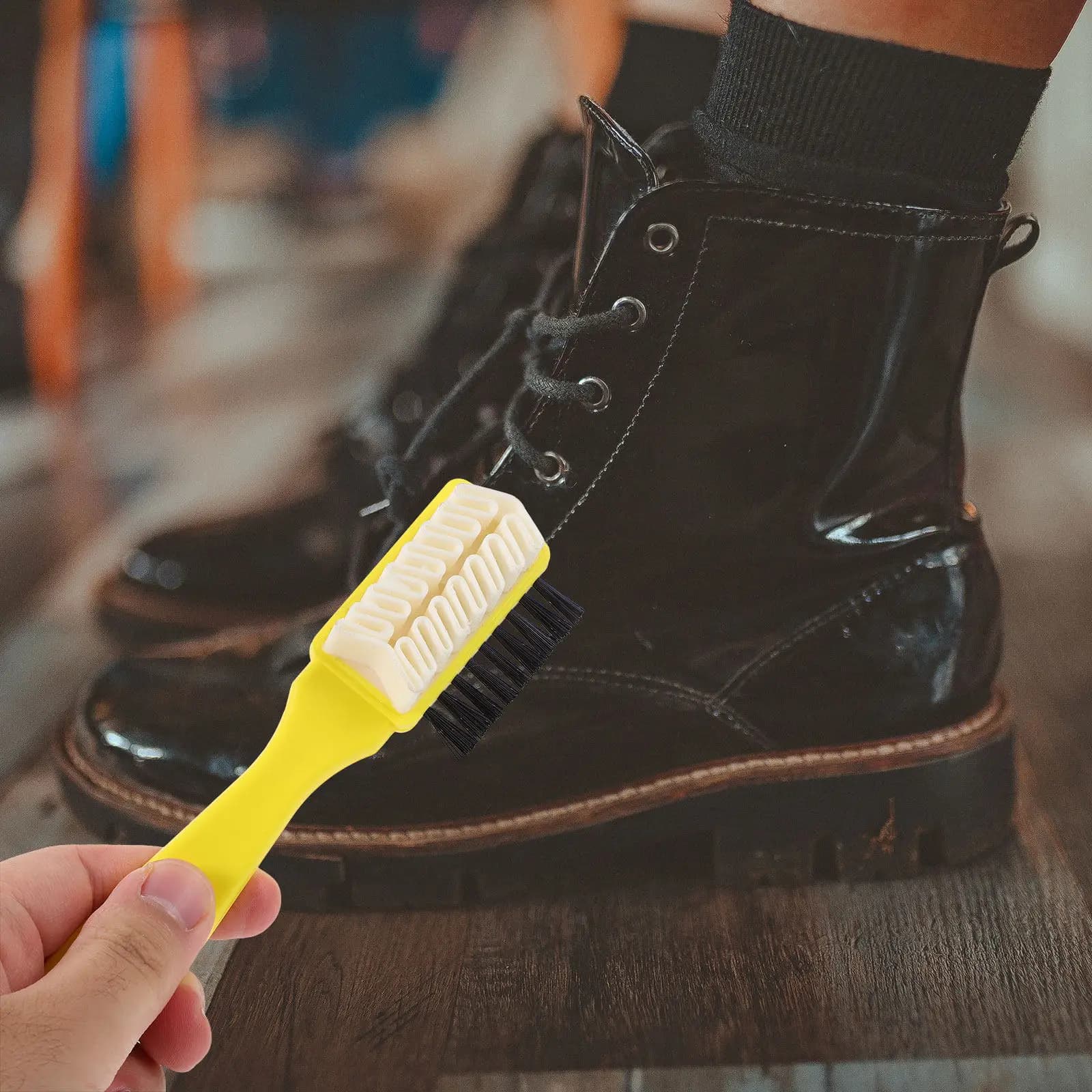 Efficient Cleaning Brush for Shoes Clothing Bathtub Laundry Soft Bristles Lightweight Portable Scrub Brush Household Washing