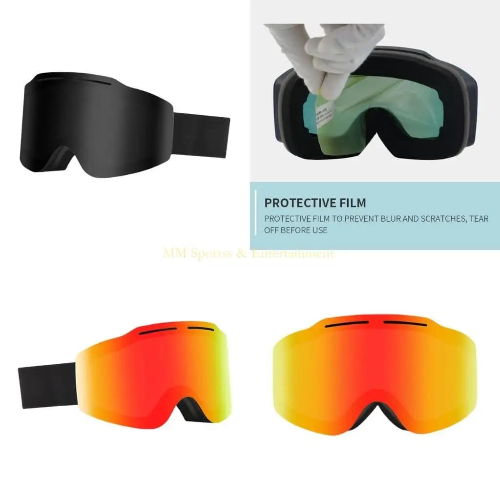31BE Occhiali da sci Occhiali da snowboard Doppi strati Occhiali da snowboard Occhiali da neve Occhiali da sci antiappannamento