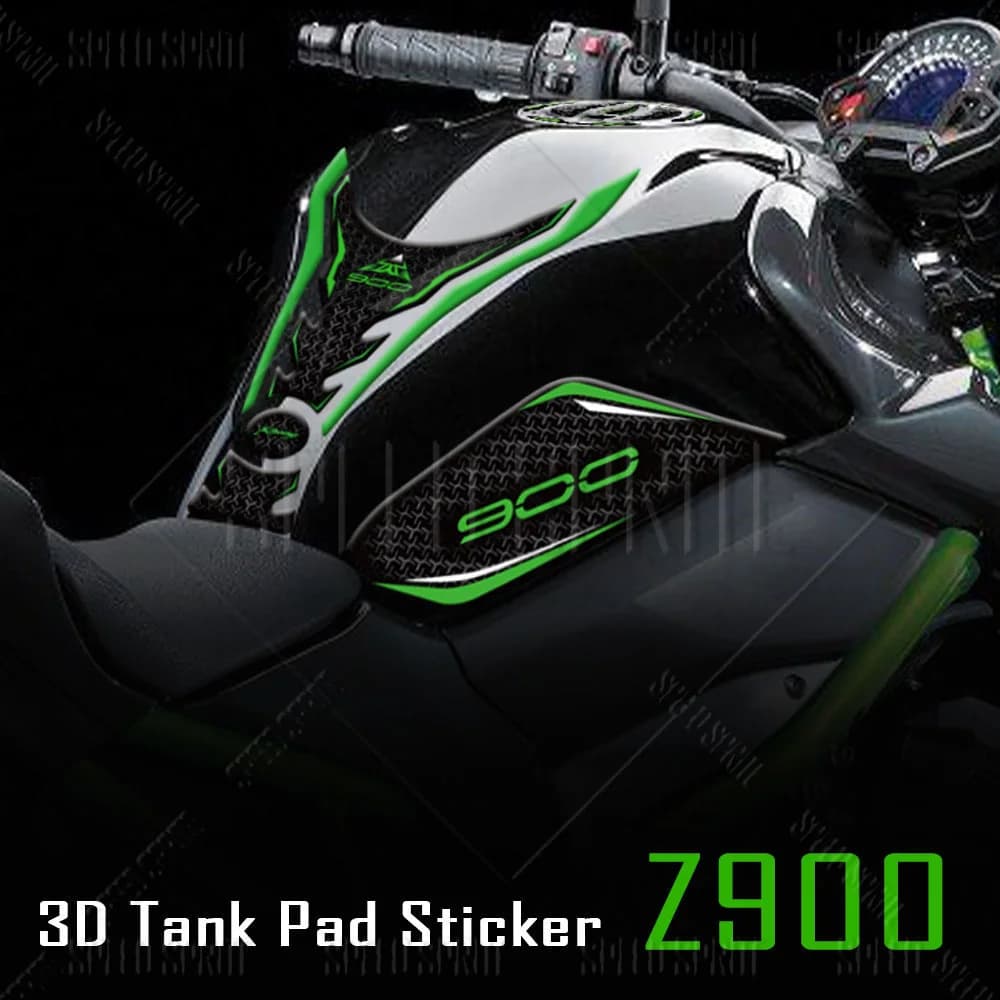 For Z900 z900 3D Motorcycle Tank Carburettor Gas cap Decalcomanie Protection Oil Cover Kit Accessories Waterproof 2017-2025