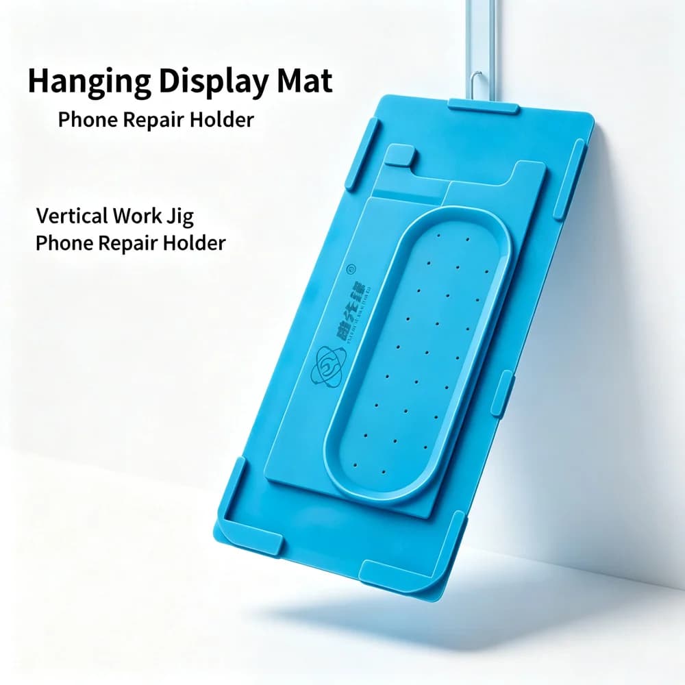 Vacuum Adsorption Blue Silicone Reverse Separator Mat High Heat Resist For Smartphone Touch Screen Reverse Separation Fixture