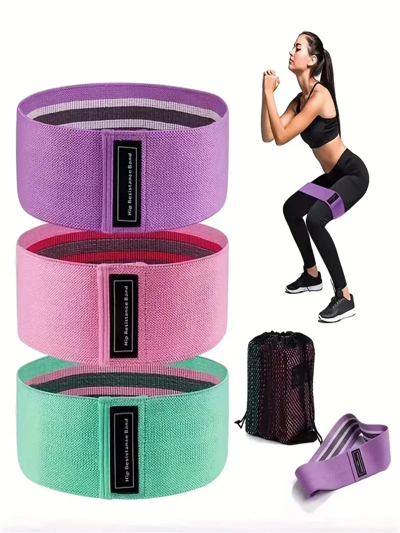 Elastic Endurance Yoga Pilates, elastic band for exercises for the training of booty legs
