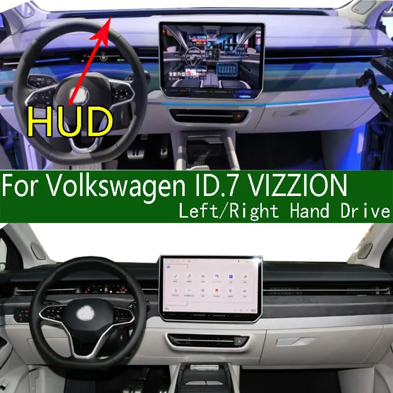 For Volkswagen VW ID.7 VIZZION Dash Zerbino Cruscotto Cover Panel Tools Solar Protection Protective Mat Dash Zerbino Ornaments