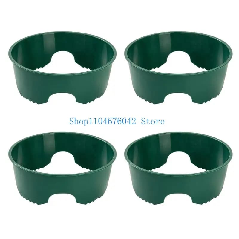 652F 4pcs Polypropylene Plant Guards Maintains Moisture and Creates Clear Garden Fringes