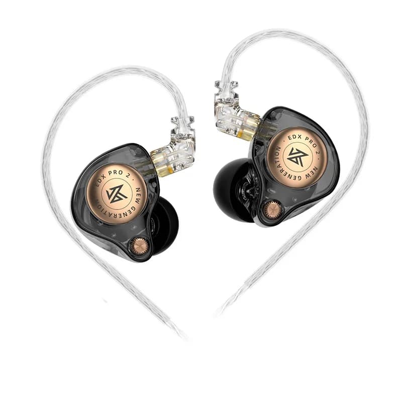 KZ EDX PRO 2 Dinamico In Ear Auricolare HIFI DJ Auricolari Auricolari Musica con cancellazione del rumore Auricolare Spina Tpre-c da 3,5 mm Opzionale