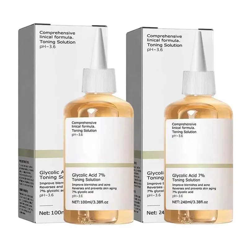 Toning solution to glycolic acid 7% Tonic to glycolic acid Removal of acne and clear the signs of acne Siero face Tonic exfoliating face
