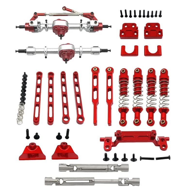 Kit pacchetto grande per auto telecomandata con aggiornamento in metallo adatto per MN MN82T LC79 MN82S MN82Pro MN82