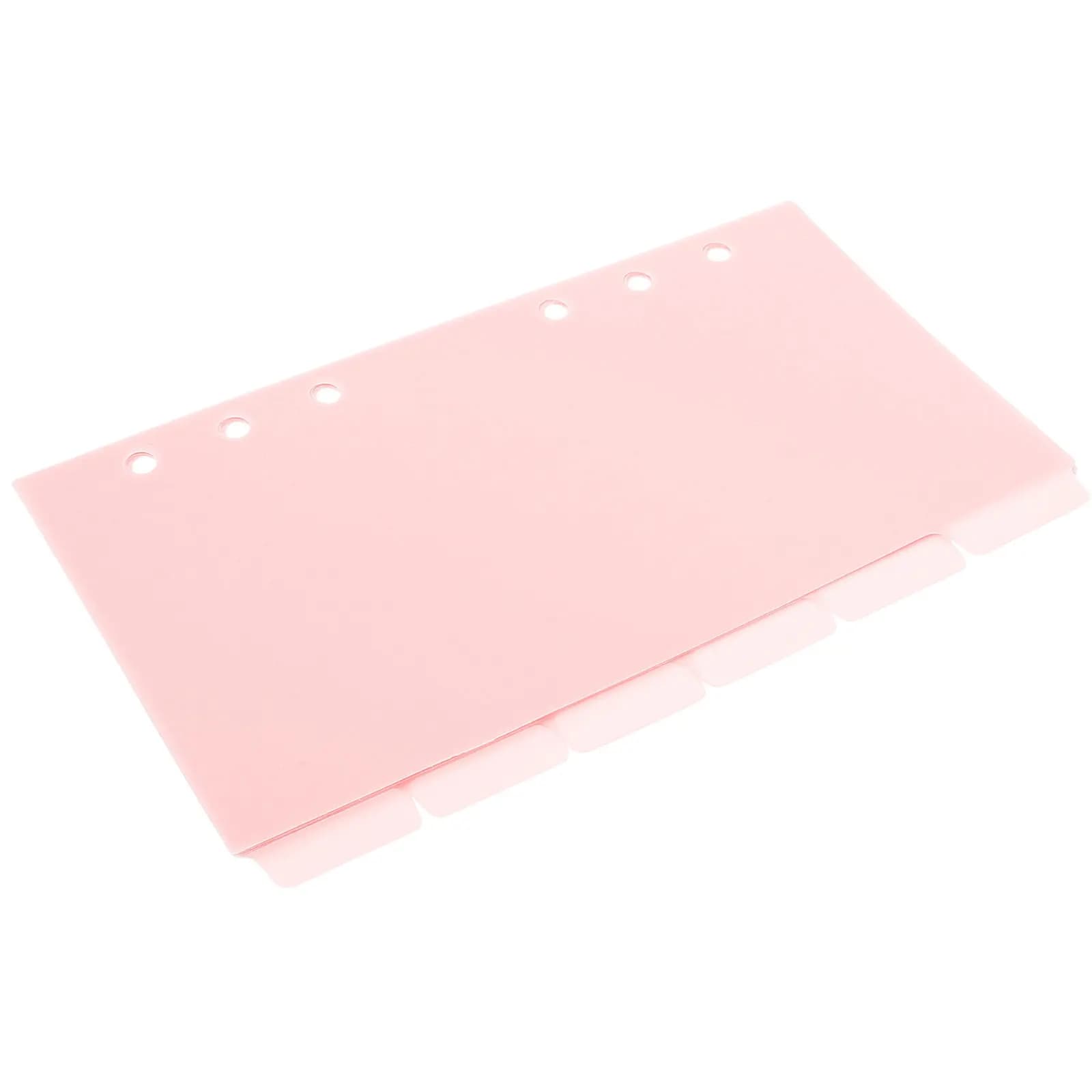 6Sheets Binder Index Dividers Aesthetic Detachable Tabs for Notepad Organizer Notebook Paper Dividers Planner Supplies