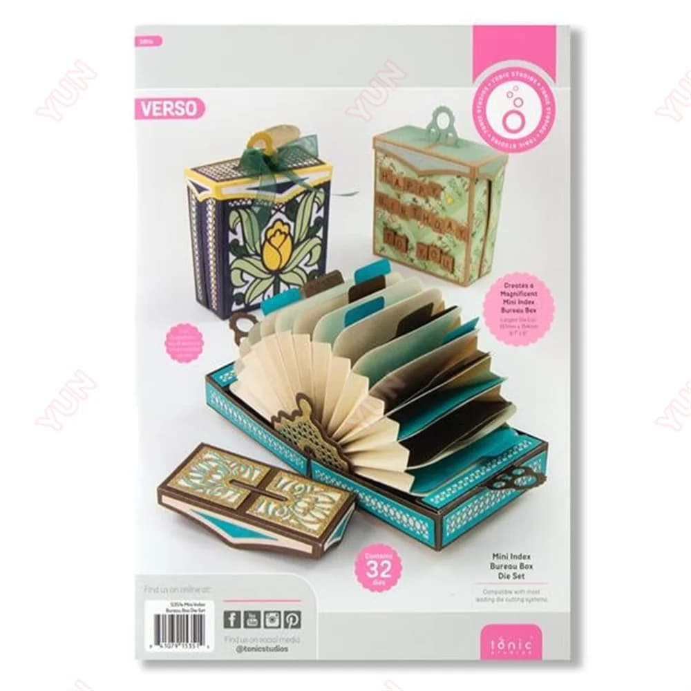 Set di Mini Fustelle per Scrapbooking, Decorazioni per Album Fotografici, Biglietti d'Auguri Fatti a Mano