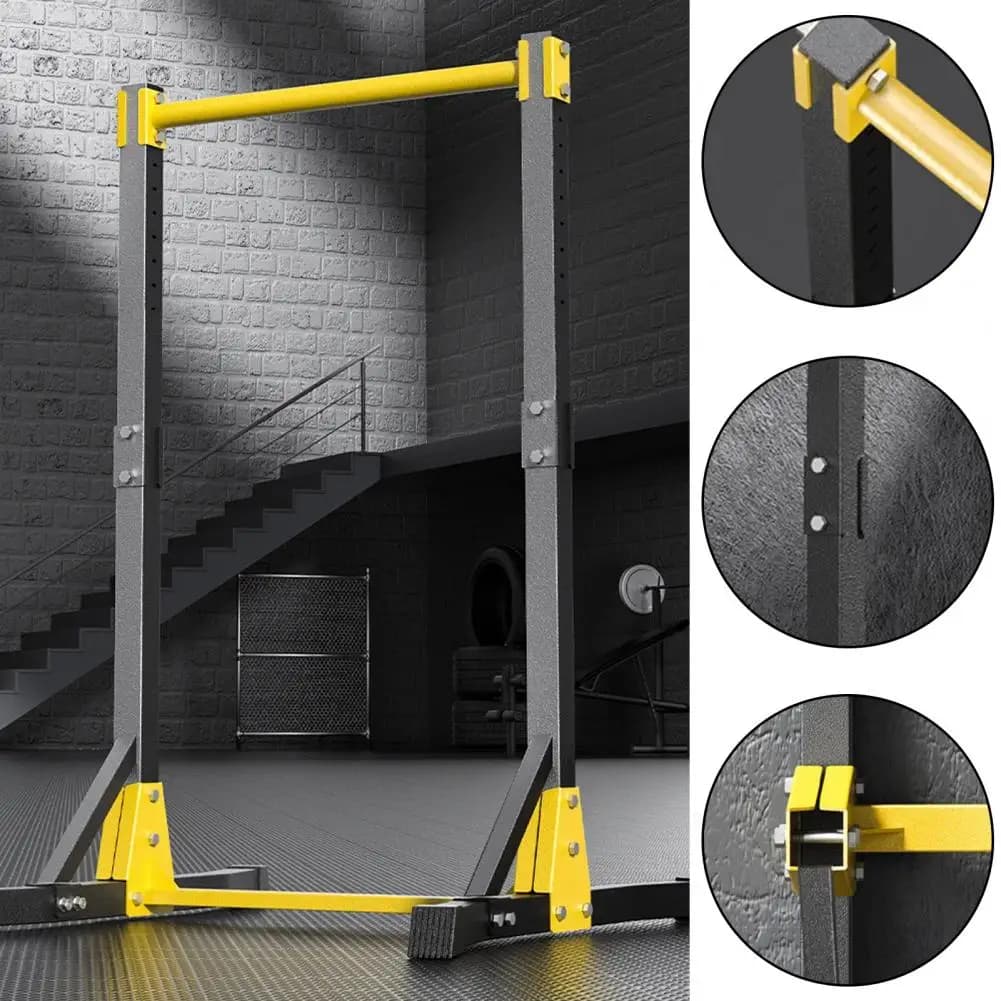 Traction station, portable traction station, independent traction bar for home gym, 400-pound traction station with 11 marches