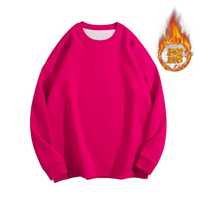 Felpa girocollo autunno inverno Logo personalizzato Giacca con cappuccio foderata in pile di canapa in puro cotone Personalizzazione transfrontaliera