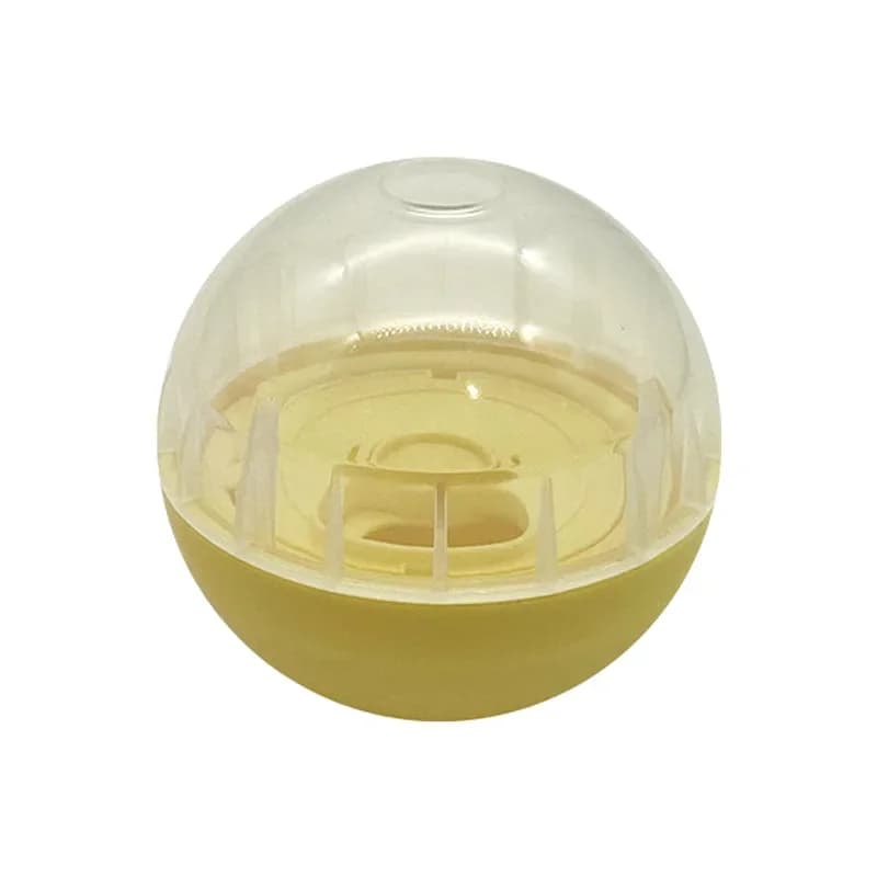 Giocattolo interattivo per cani con palla giocattolo per dispenser per dolcetti per cani - Stimolazione del giocattolo alimentare per cani da 4", alimentatore lento