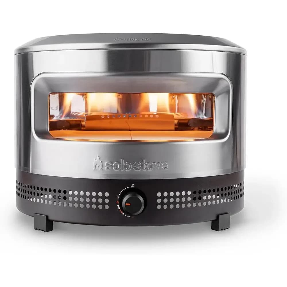 Pi Prime Pizza Oven Outdoor - Gas,Propane - Portable Pizza Oven with Cordierite Stone Cooking Surface - Demi-Dome Design - Wide-