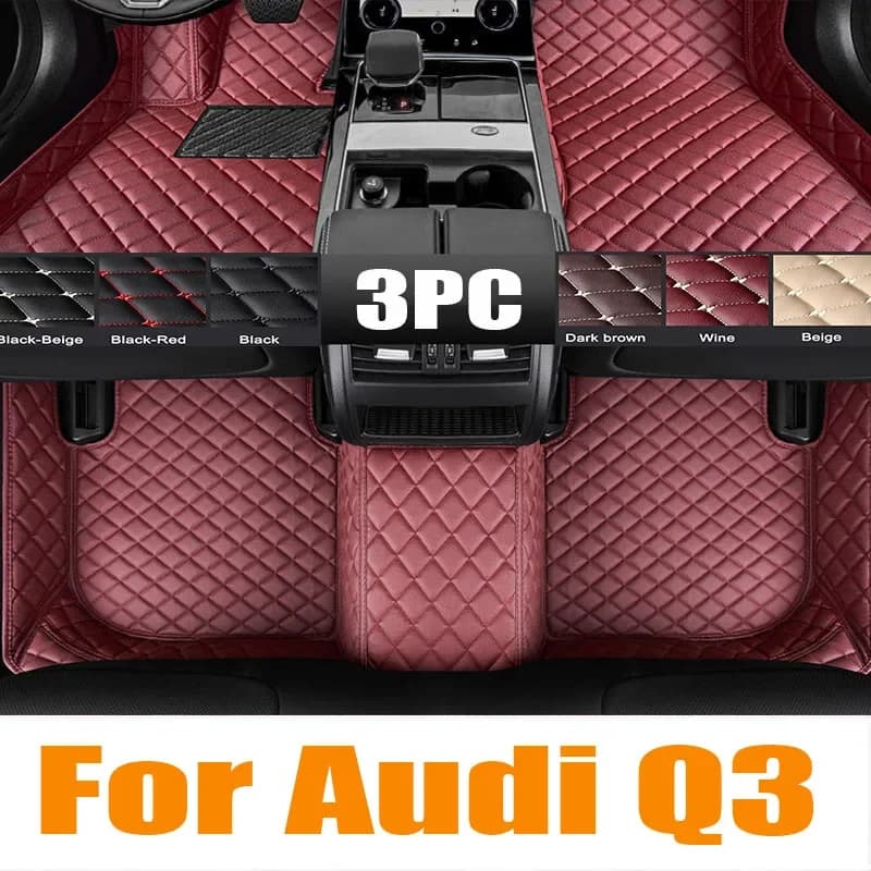 Tappetini auto personalizzati in TPE per Audi Q3 2013 2014 2015 2016 2017 2018 Tappeto impermeabile Accessori interni auto 0531