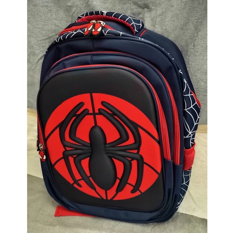 Nuovo set zaino Spider + astuccio per ragazzi e ragazze, zaino per la scuola media, zaino impermeabile con disegno a cartoni animati