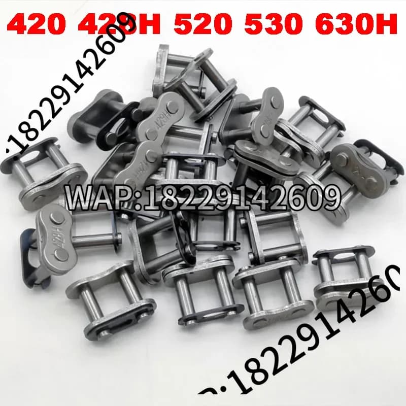 5PCS 420 428H 520 530 630H Motorcycle Chain Master Buckle Ring Link Connector-Lock-Set Clip Scooter Motorcross Chain
