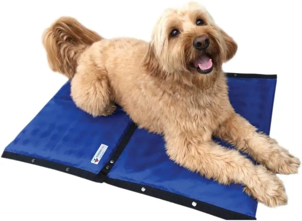 Tappetino Refrigerante Idro per Cani - Confezione da 2 - Cuscinetto Rinfrescante con Foglio di Ghiaccio e Cuscino d'Acqua per Clima Caldo (23" x 18" Ciascuno)